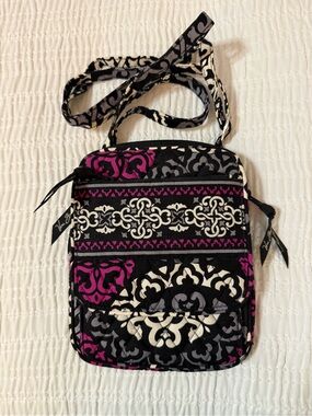 Vera Bradley Petite Hipster Crossbody in Canterbury Magenta